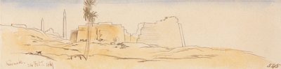 Karnak, 24 februari 1867 door Edward Lear